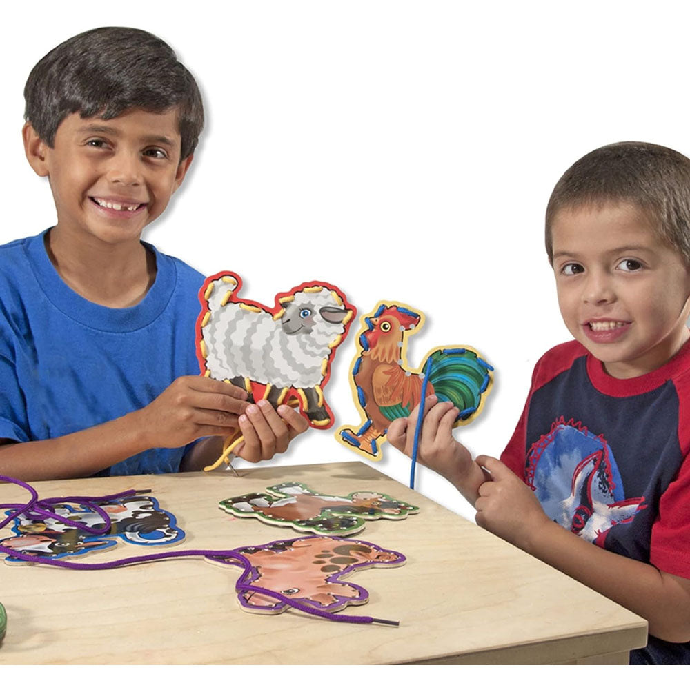 Melissa & Doug - Lace & Trace Farm Animals