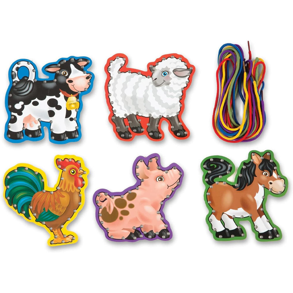 Melissa & Doug - Lace & Trace Farm Animals