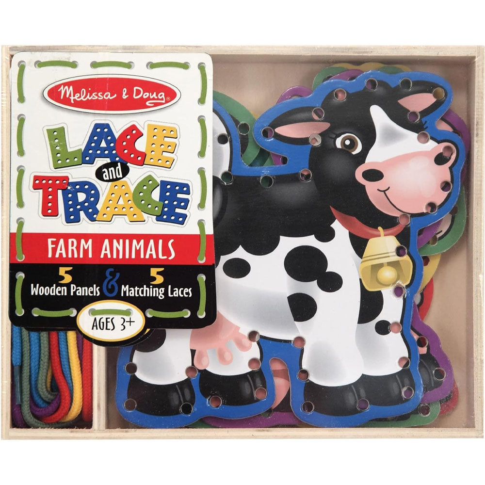 Melissa & Doug - Lace & Trace Farm Animals