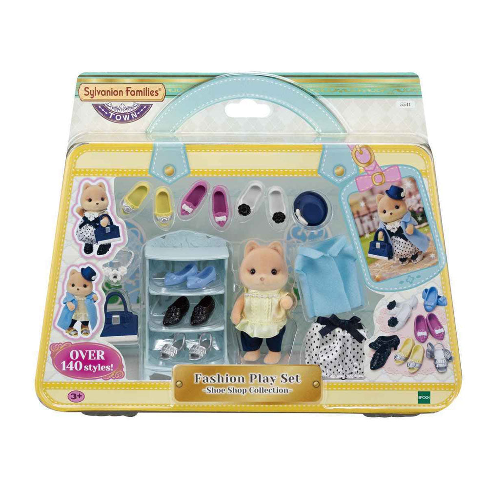 Sylvanian Families Fashion Play Set Shoe Shop Collection