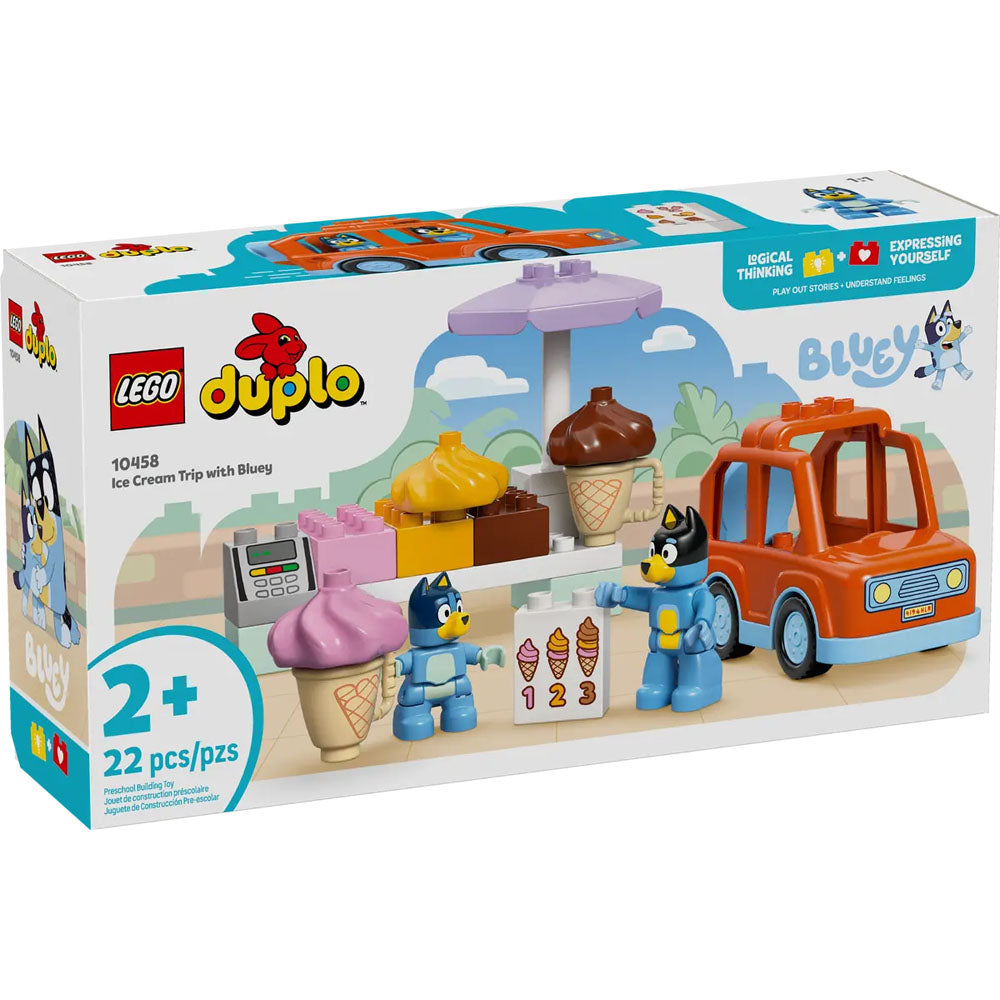 LEGO Duplo Bluey Ice Cream Trip With Bluey - 10458