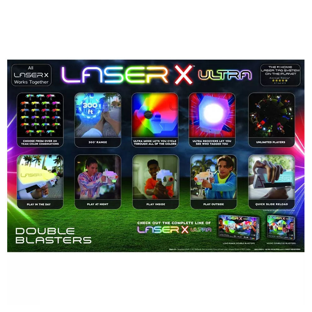 Laser X Ultra Double Blaster Guns