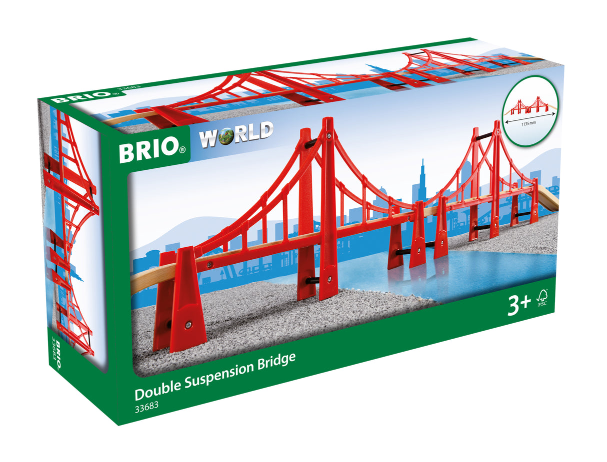BRIO - Double Suspension Bridge 5 pieces
