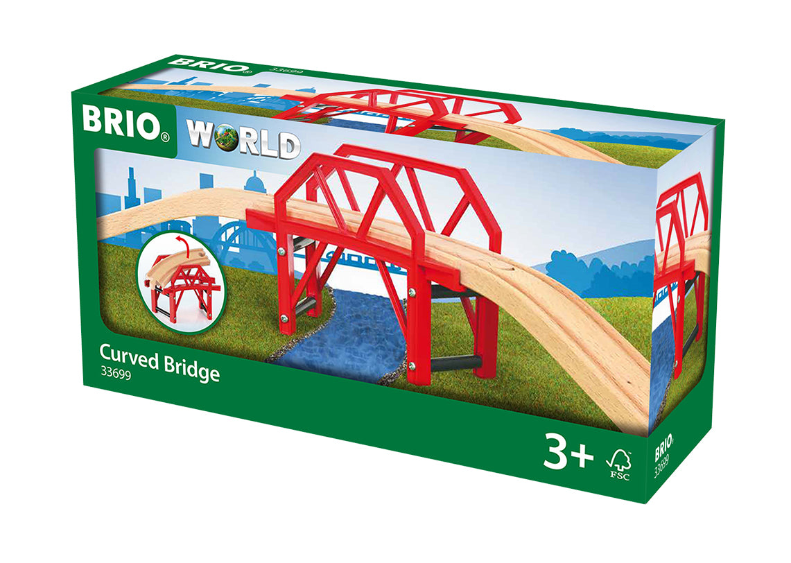 Brio World - Curved Bridge 4 Pieces