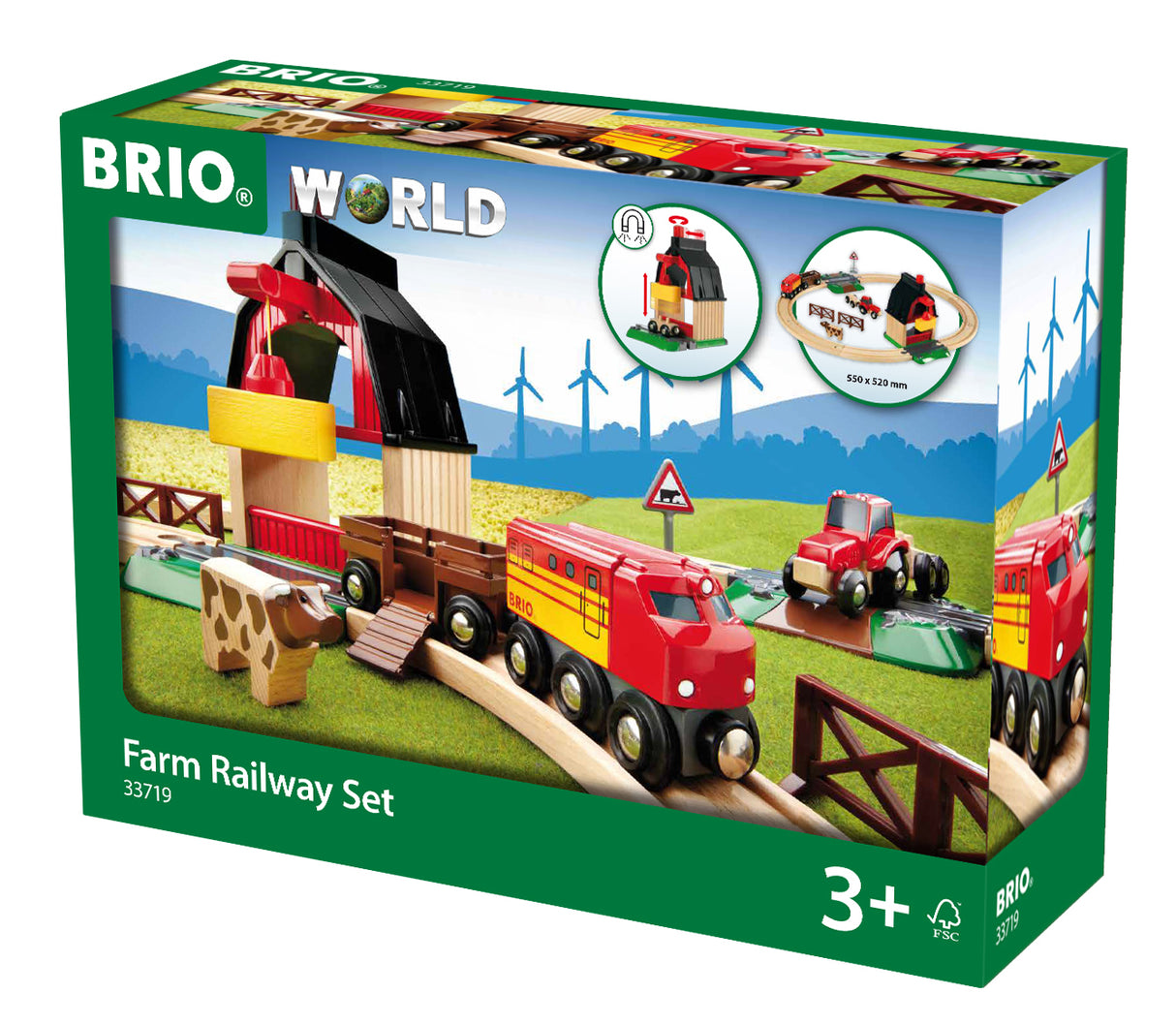 Brio World - Farm Railway Set