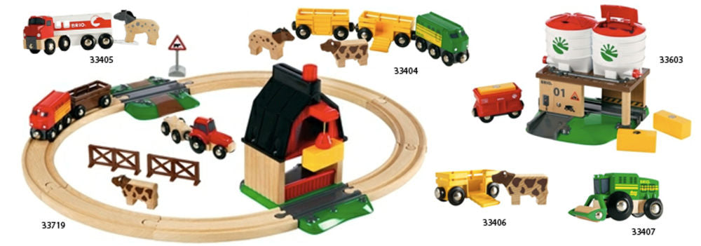 Brio World - Farm Railway Set