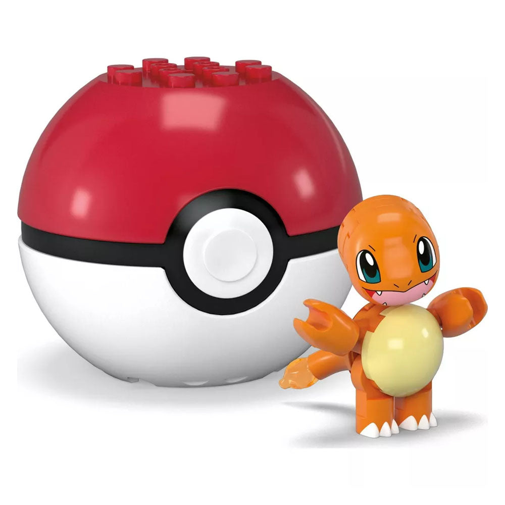 Mega Blocks Pokemon Evergreen Poke Ball - Charmander