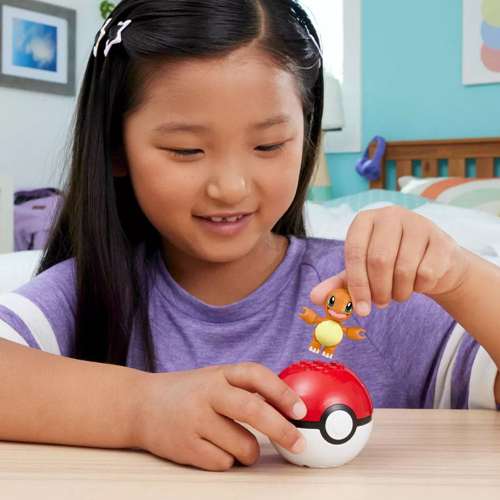Mega Blocks Pokemon Evergreen Poke Ball - Charmander