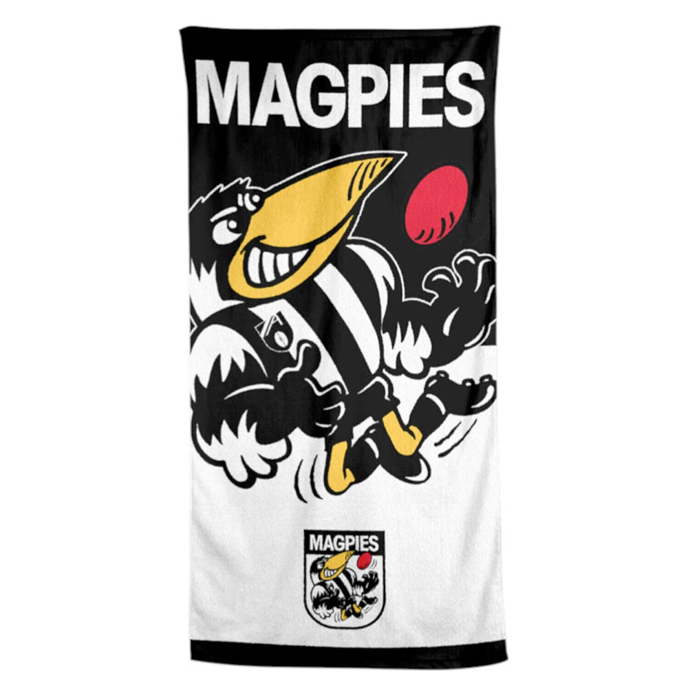 AFL Jumbo Beach Towel - Collingwood Magpies