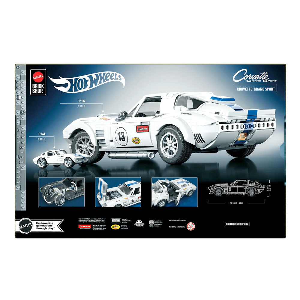 Mattel Brick Shop Hot Wheels Elite Corvette Grand Sport
