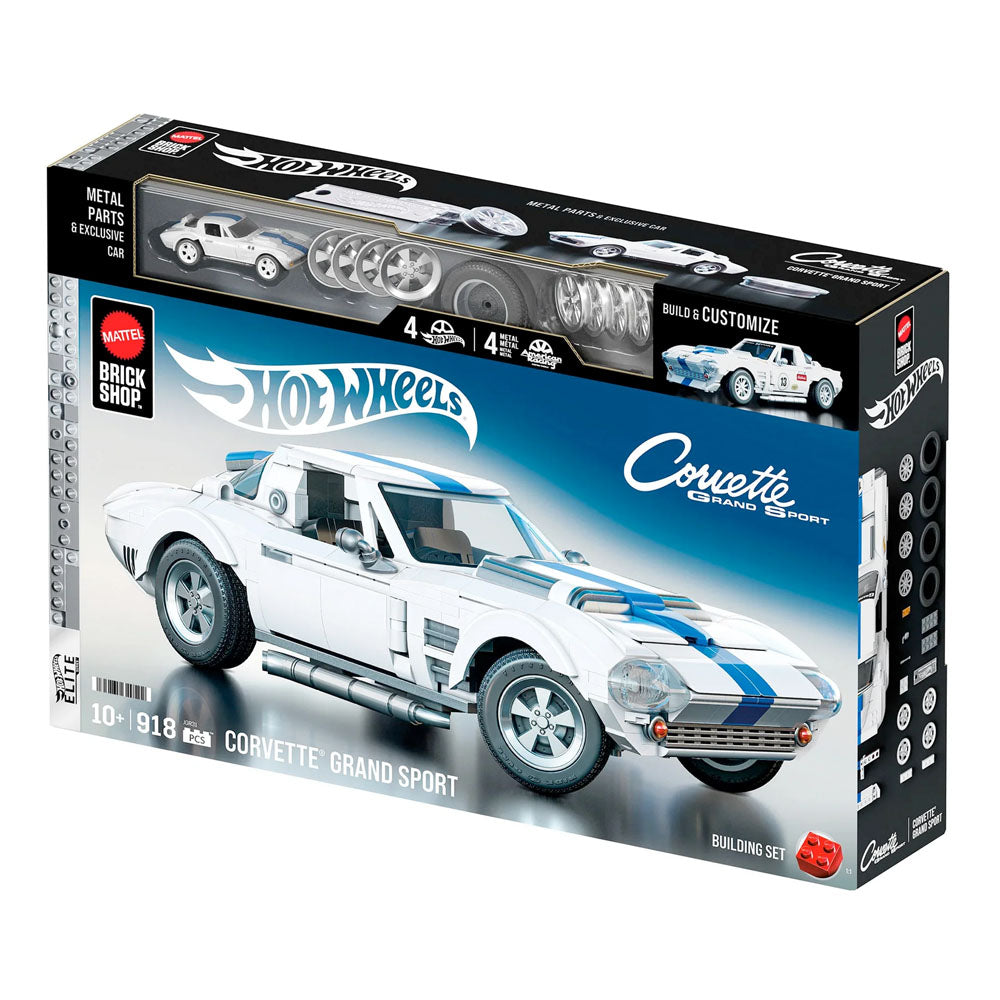 Mattel Brick Shop Hot Wheels Elite Corvette Grand Sport