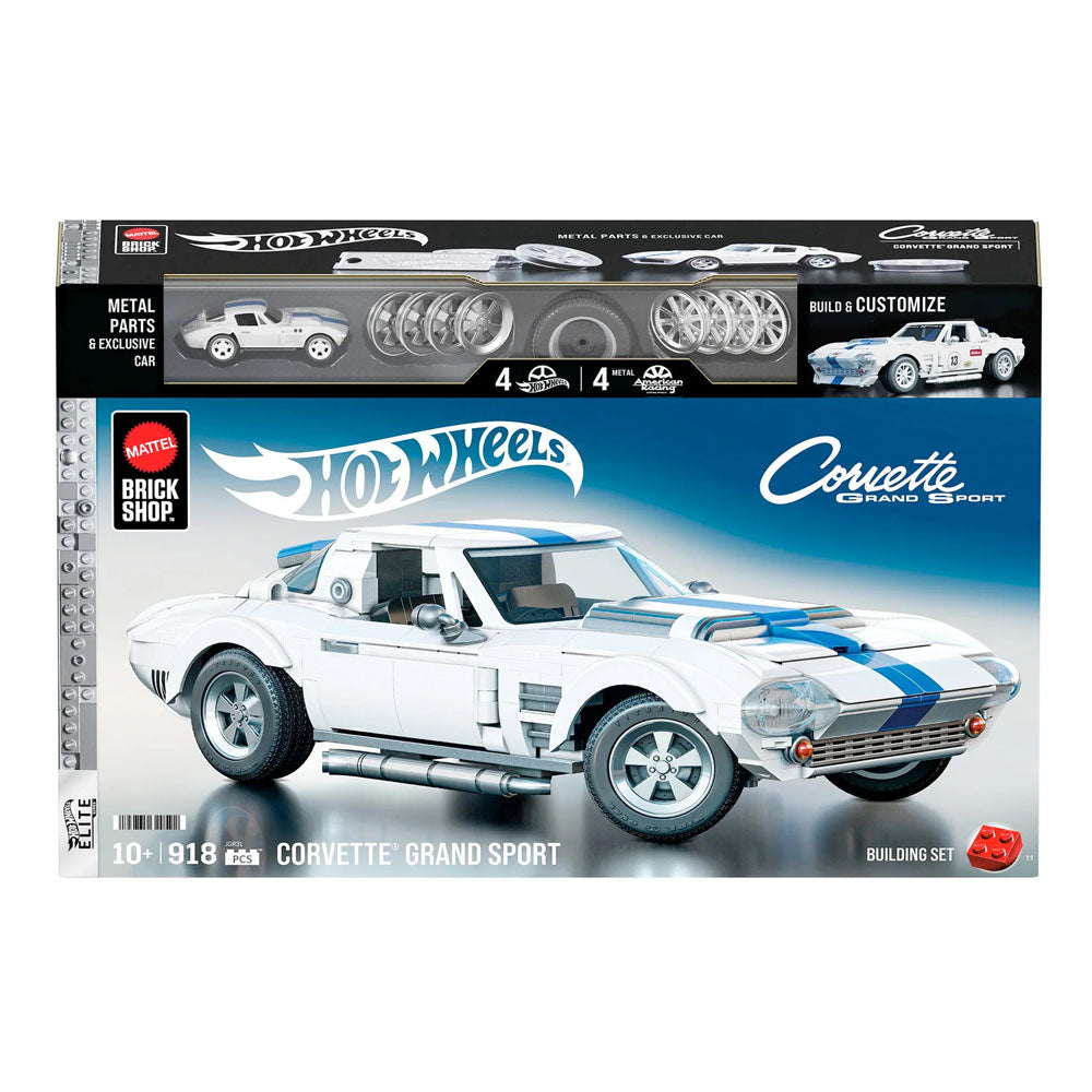 Mattel Brick Shop Hot Wheels Elite Corvette Grand Sport