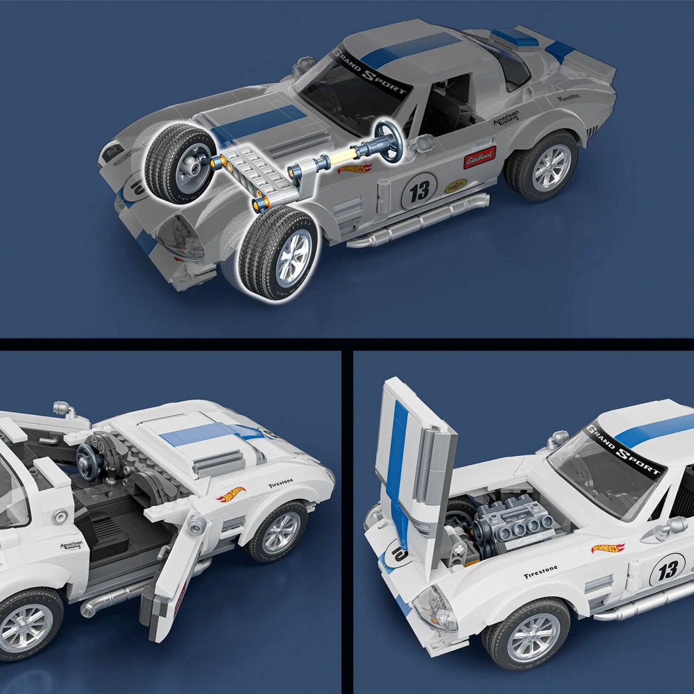 Mattel Brick Shop Hot Wheels Elite Corvette Grand Sport