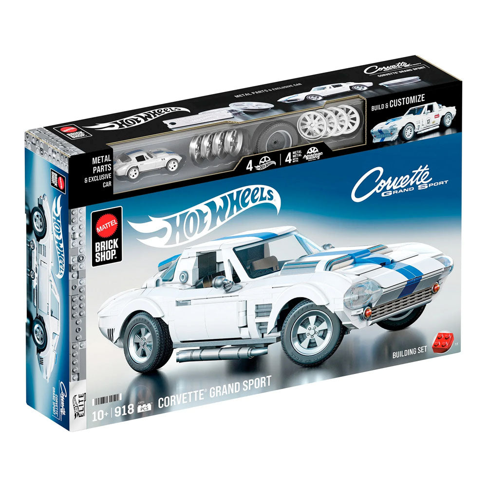 Mattel Brick Shop Hot Wheels Elite Corvette Grand Sport