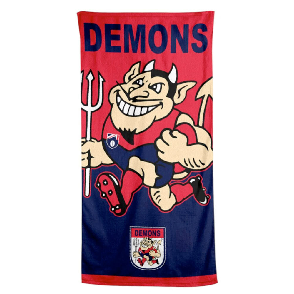 AFL Jumbo Beach Towel - Melbourne Demons
