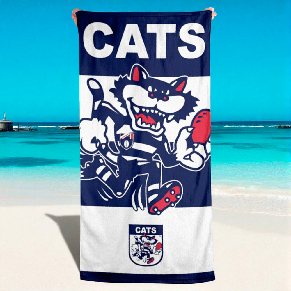 AFL Jumbo Beach Towel - Geelong Cats