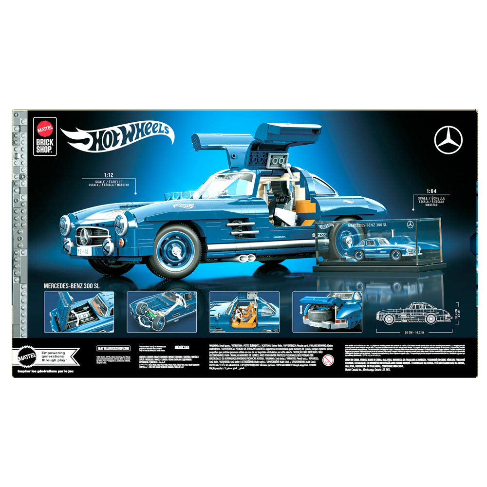 Mattel Brick Shop Hot Wheels Premium Mercedes-Benz 300 SL