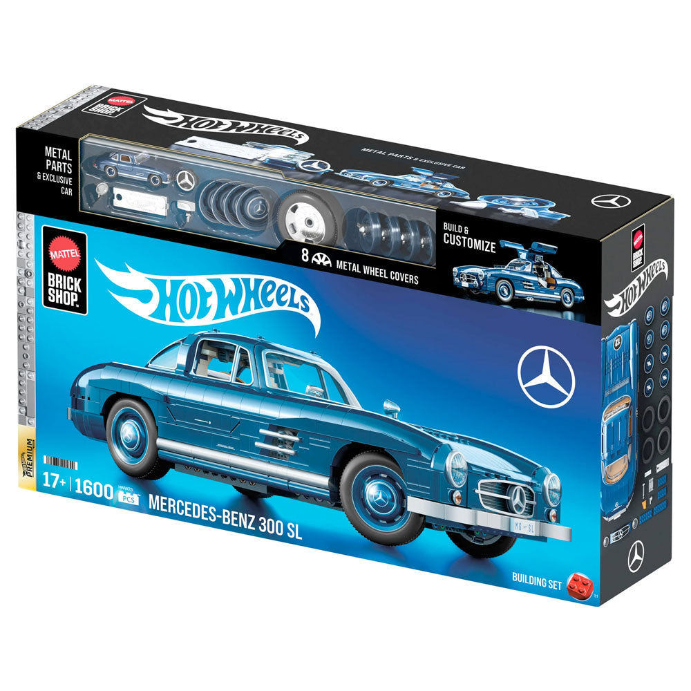 Mattel Brick Shop Hot Wheels Premium Mercedes-Benz 300 SL