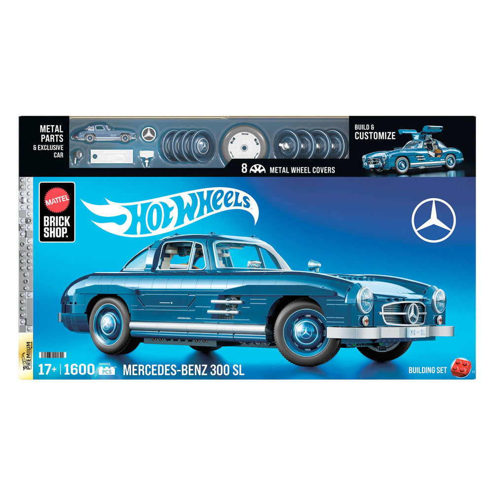 Mattel Brick Shop Hot Wheels Premium Mercedes-Benz 300 SL