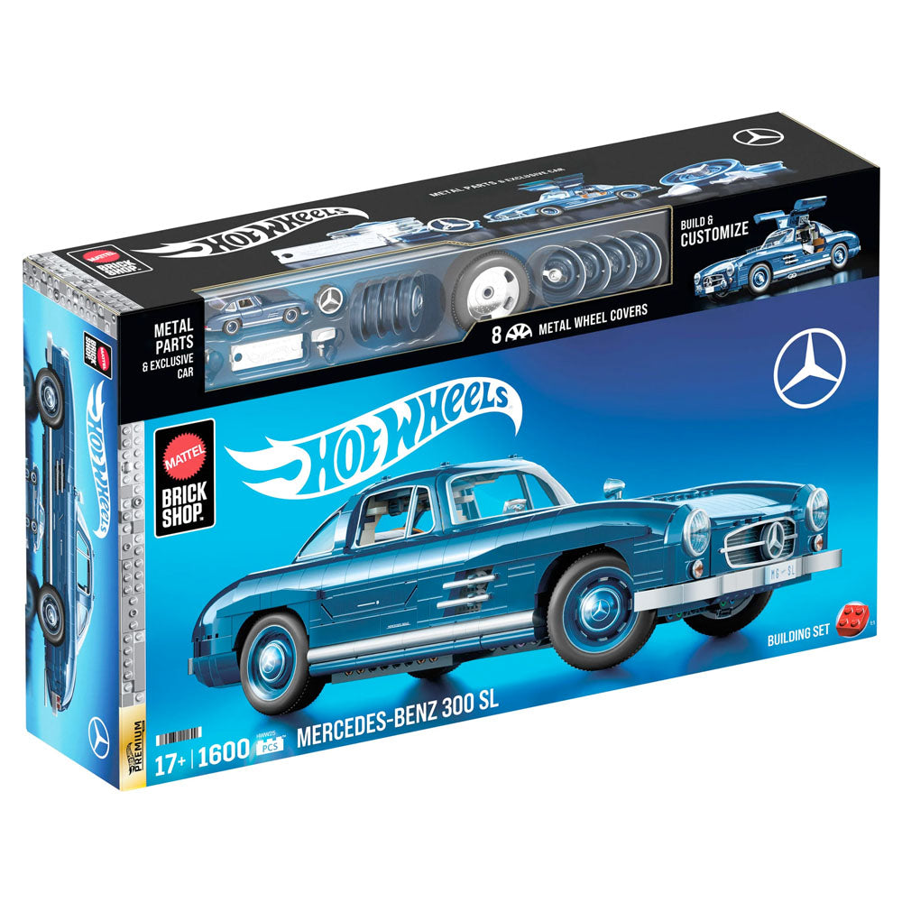 Mattel Brick Shop Hot Wheels Premium Mercedes-Benz 300 SL