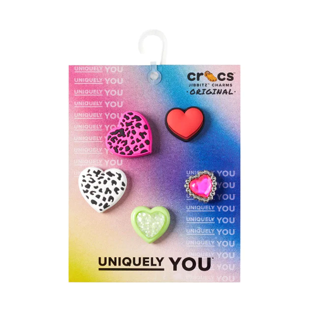 Crocs Jibbitz Charms Hearts 5 Pack