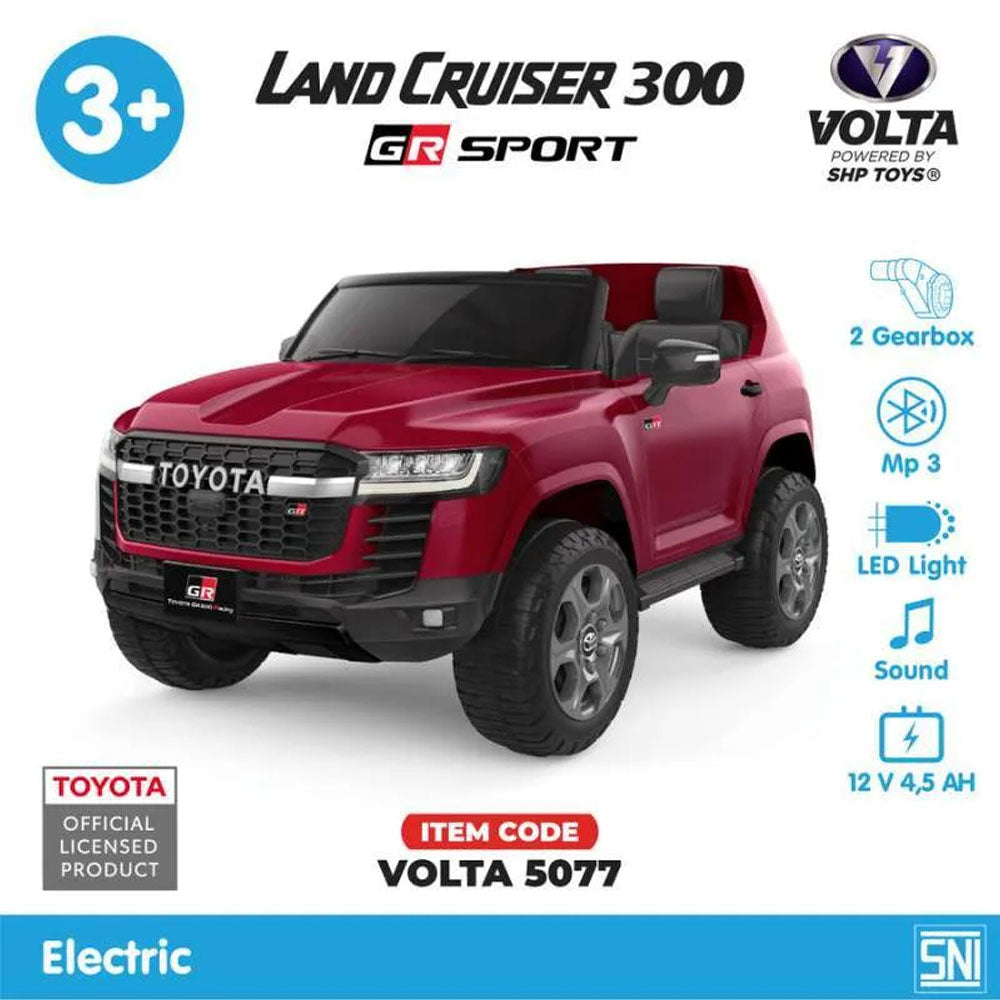 Volta LC 300 GR Sport Toyota Land Cruiser 12 Volt Ride-on