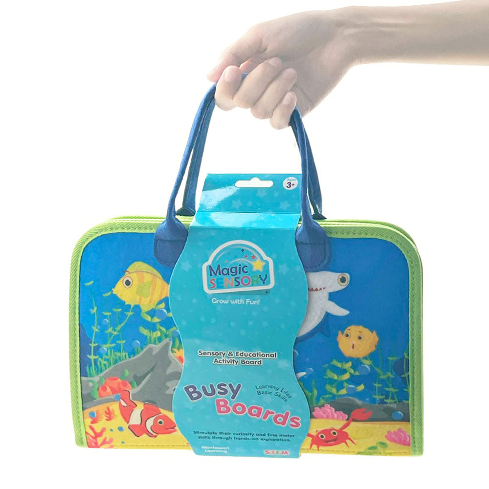 Magic Sensory Busy Boards Blue