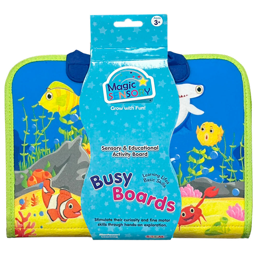 Magic Sensory Busy Boards Blue