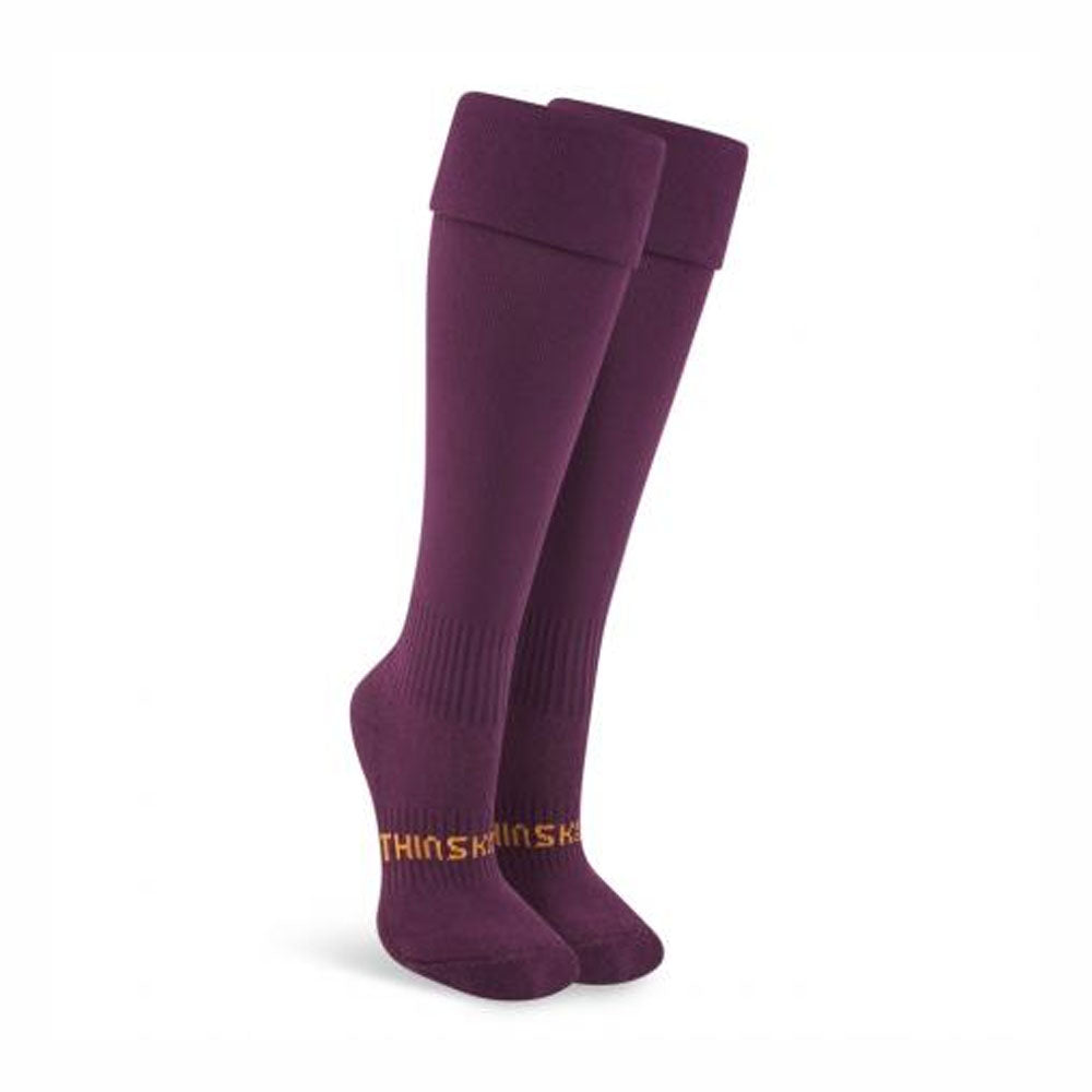 ThinSkins Football Socks - Maroon