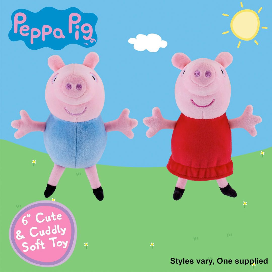 Peppa Pig Collectable Soft Toys Assorted