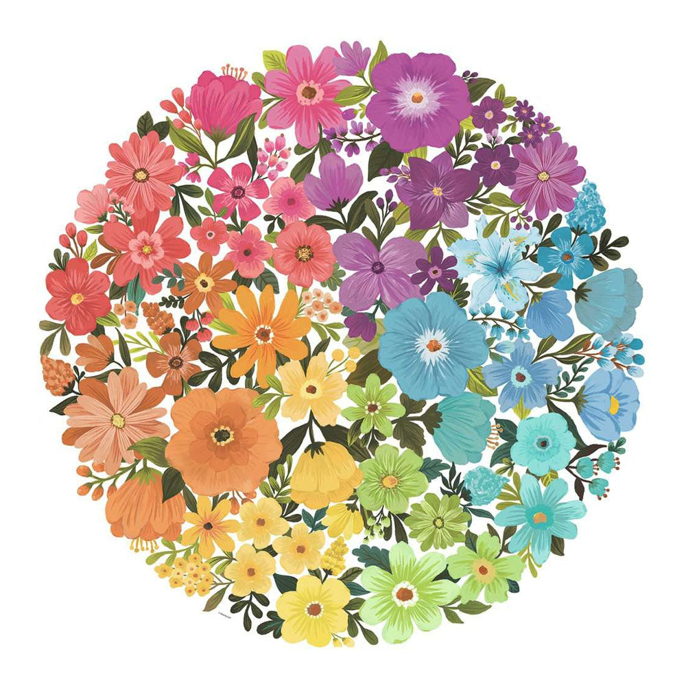 Ravensburger - Circle of Colors Puzzle Flowers 500 Piece