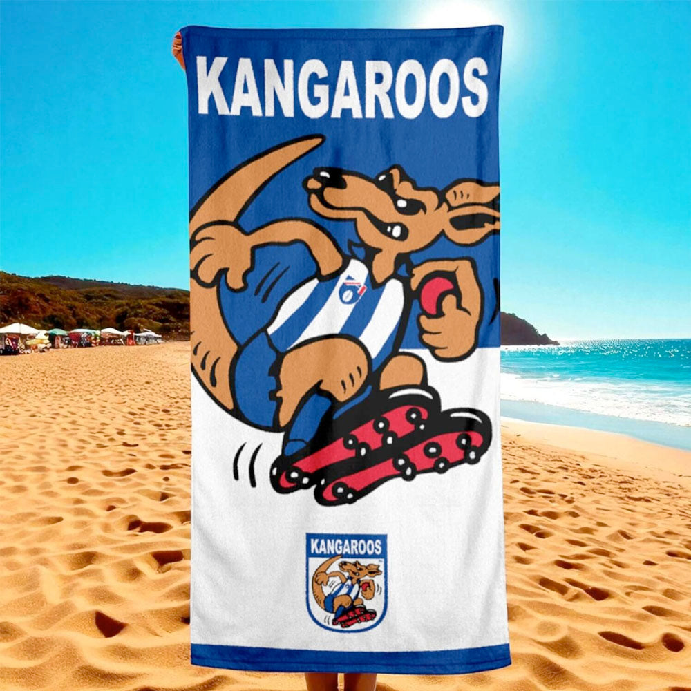 AFL Jumbo Beach Towel - North Melbourne Kangaroos