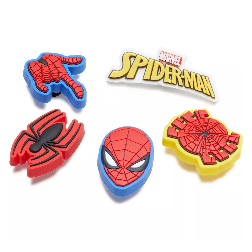 Crocs Jibbitz Charms Marvel Spiderman 5 Pack