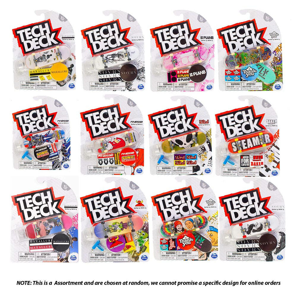 Tech Deck 96mm Toy Fingerboard Skateboard - Aléatoire