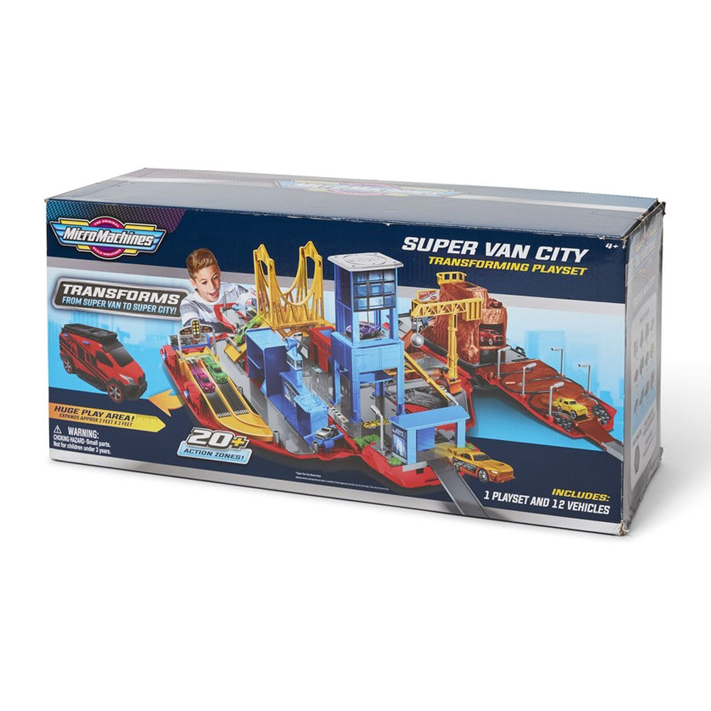 Micro Machines Super Van City Playset