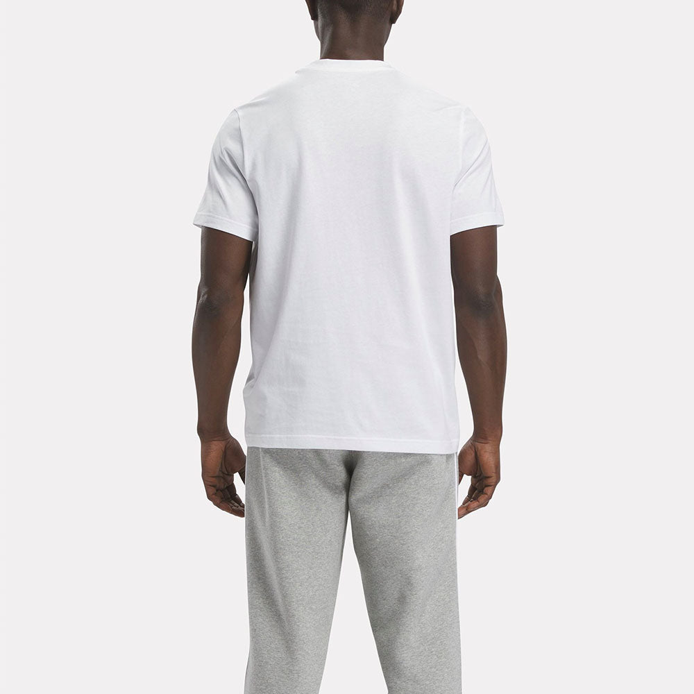 Reebok Mens ID Stacked Logo Tee