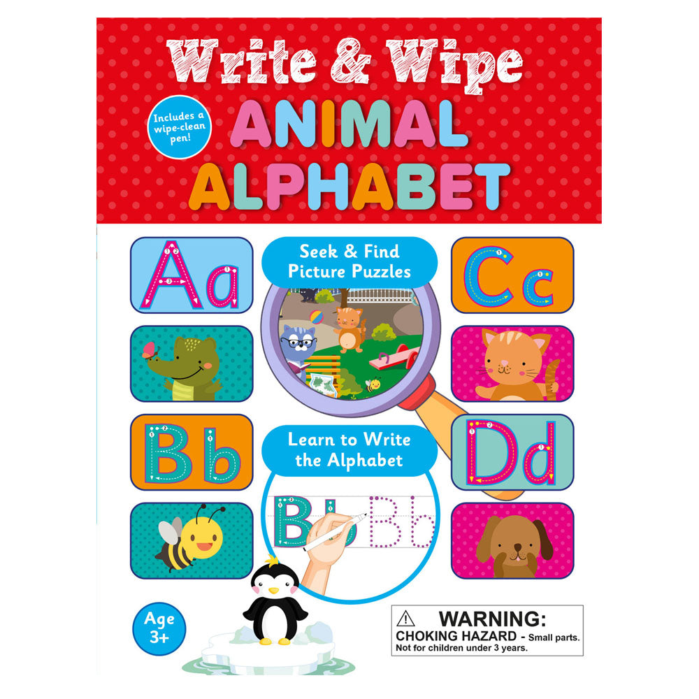 Write & Wipe Animal Alphabet Seek & Find