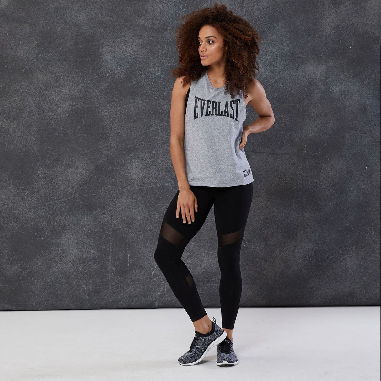 EVERLAST WOMENS SIGNATURE TANK GREY MARLE
