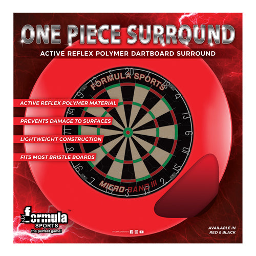 FORMULA SPORTS ONE PIECE DARTBOARD SURROUND