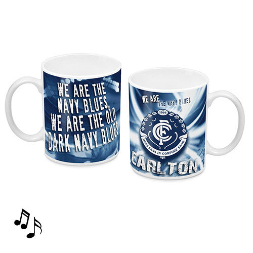 AFL MUSICAL MUG CARLTON BLUES