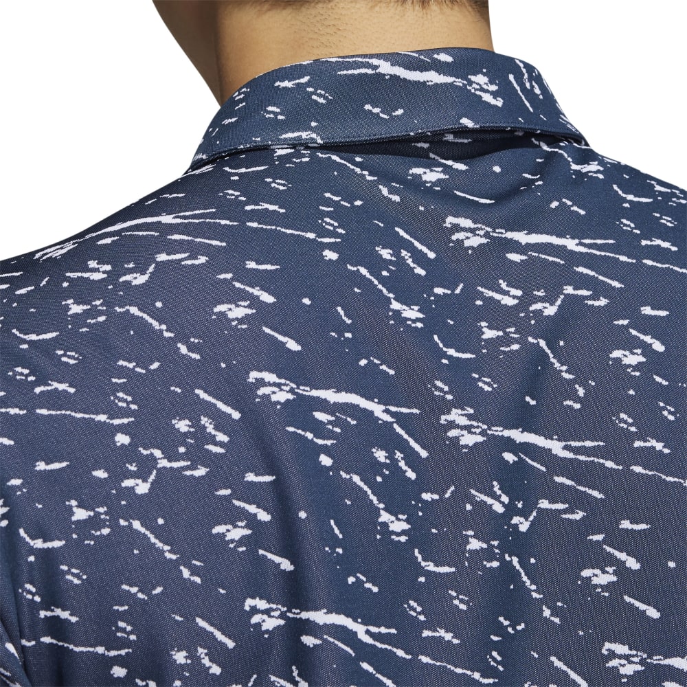 Adidas Mens Golf Primeblue Print Polo