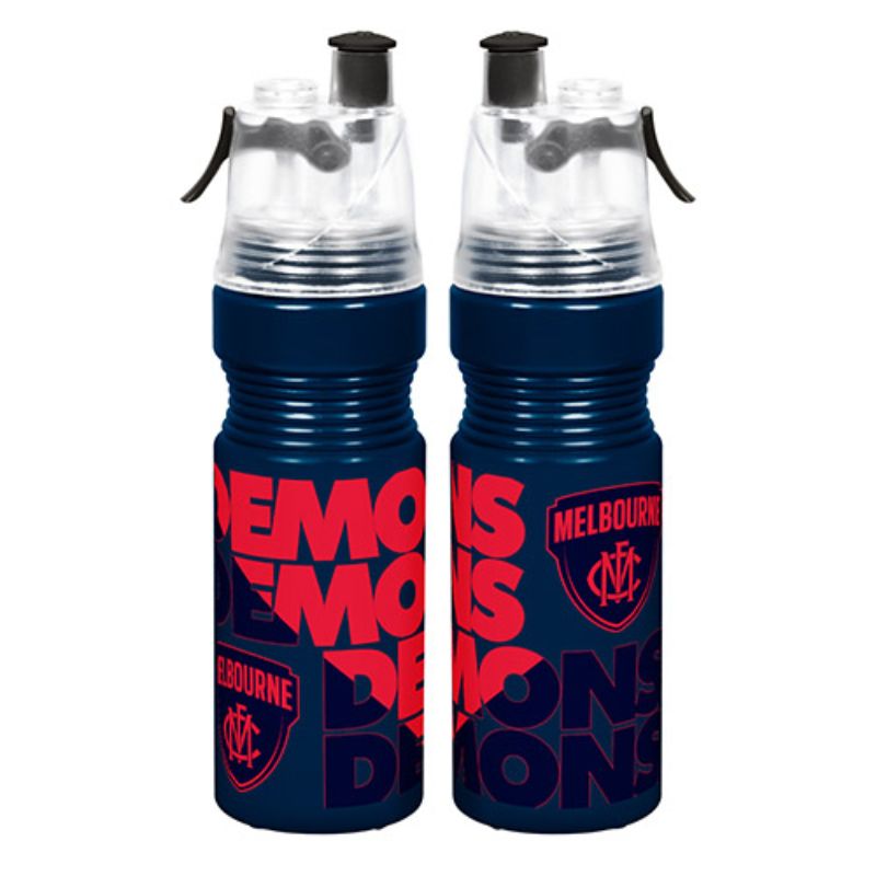 AFL MISTING DRINK BOTTLE MELBOURNE DEMONS