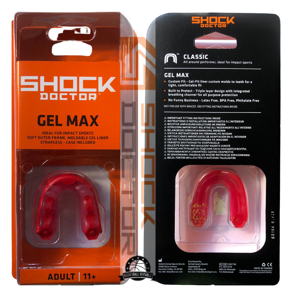 Shock Doctor Gel Max Strapless Mouthguard