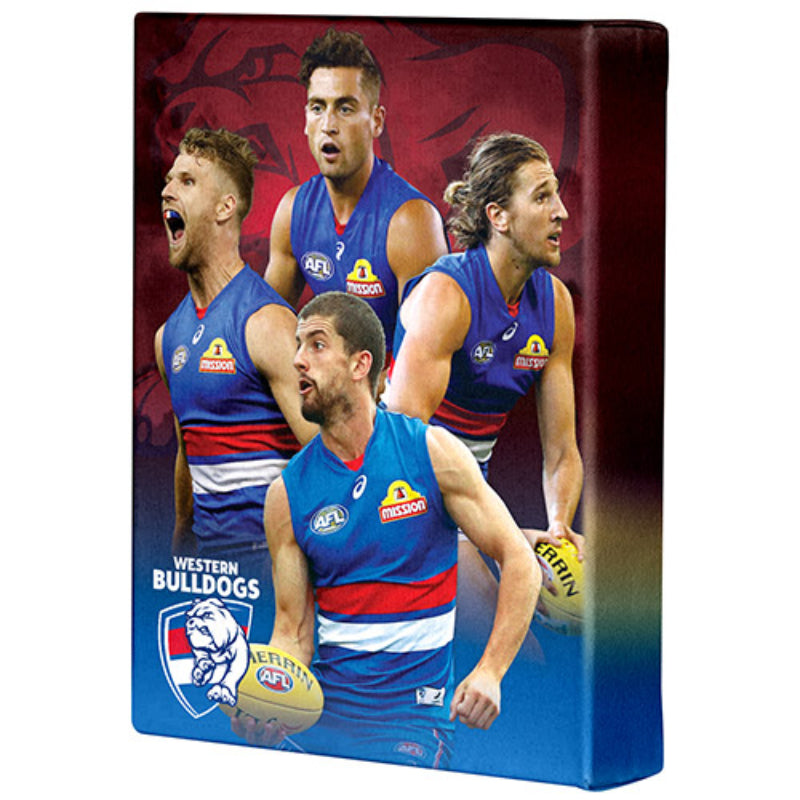 AFL PLAYER CANVAS WESTERN BULLDOGS