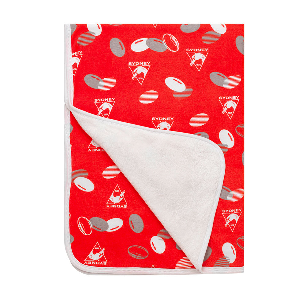 AFL Sydney Swans Baby Blanket