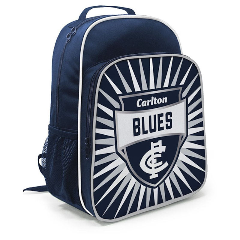 BURLEY AFL CARLTON BLUES KIDS SHIELD BACKPACK