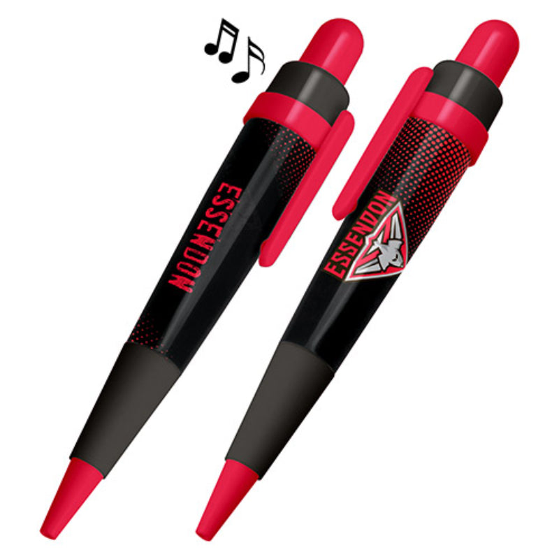 AFL MUSICAL PEN ESSENDON BOMBERS