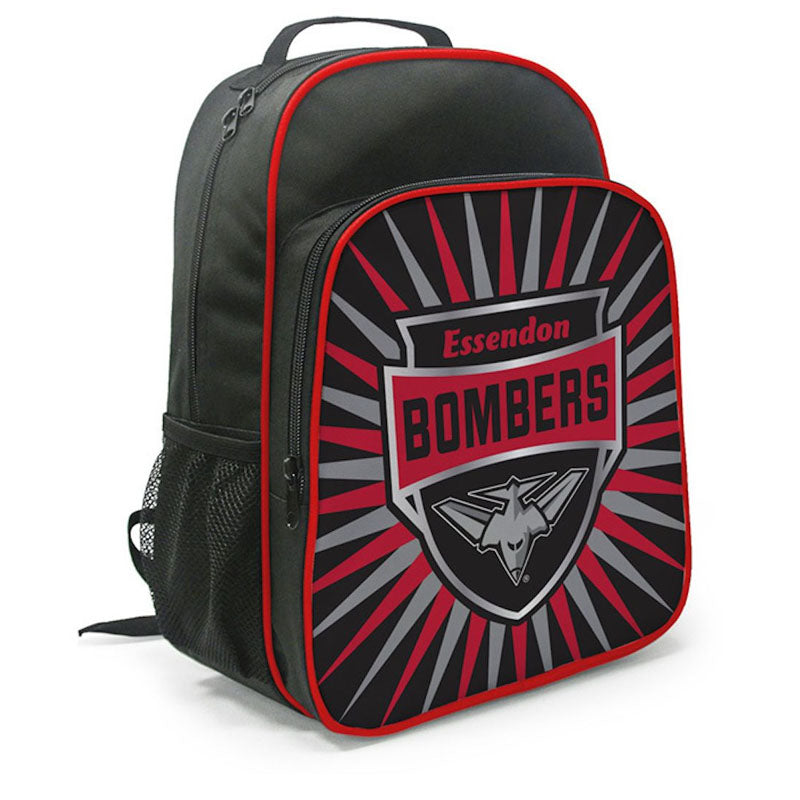 BURLEY AFL ESSENDON BOMBERS KIDS SHIELD BACKPACK