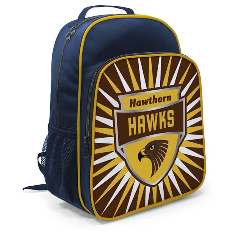 BURLEY AFL HAWTHORN HAWKS KIDS SHIELD BACKPACK
