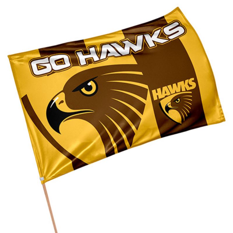 AFL GAME DAY FLAG HAWTHORN HAWKS